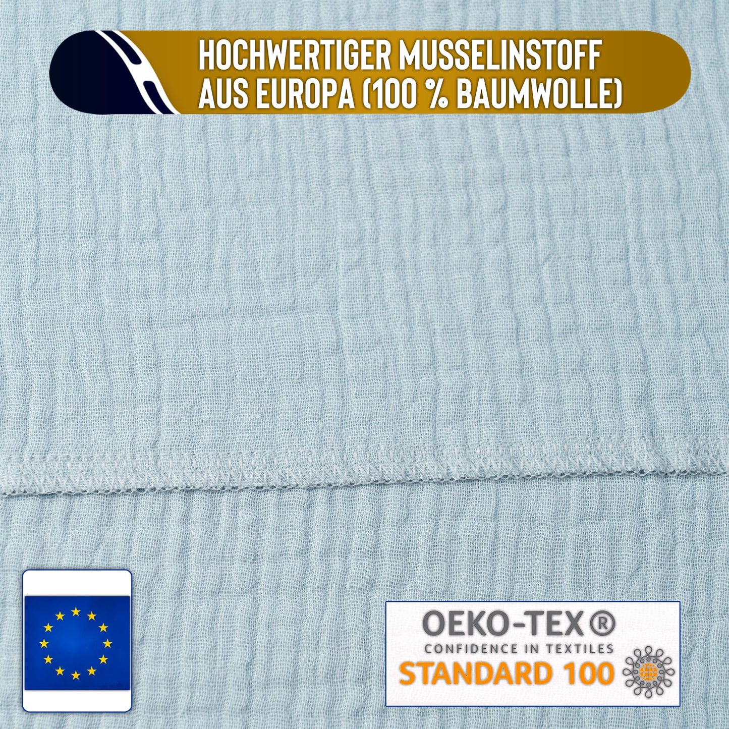 Musselin Tuch Damen Blau Dreieckig