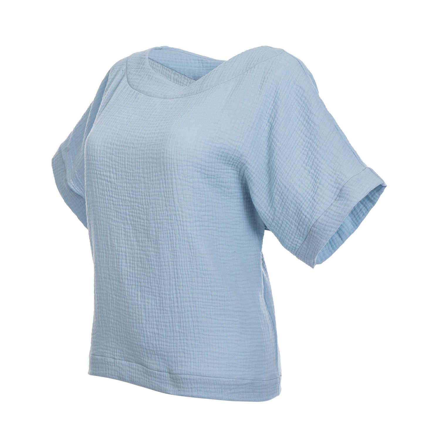 Scandi Linen Musselin Bluse Damen