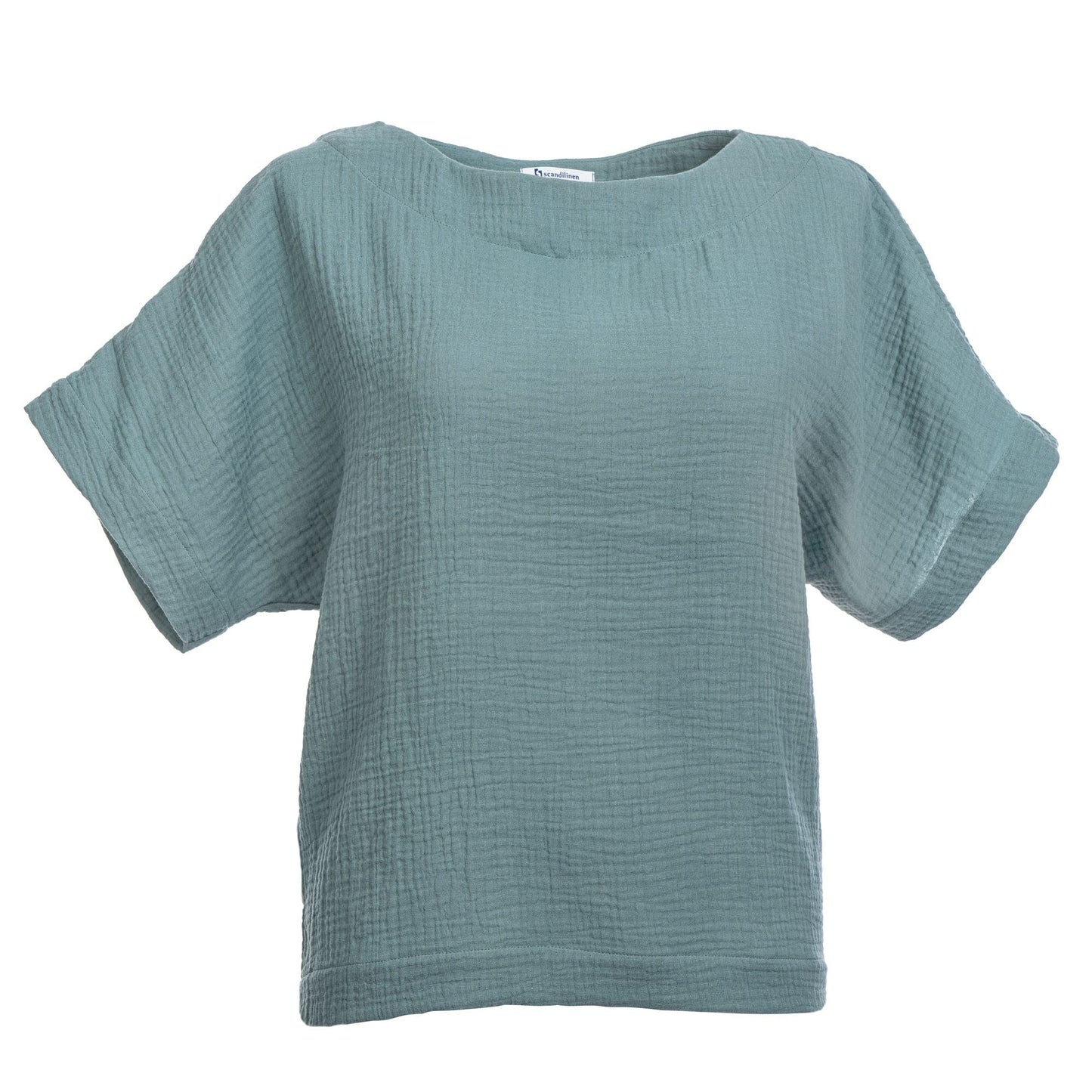 Scandi Linen Musselin Bluse Damen